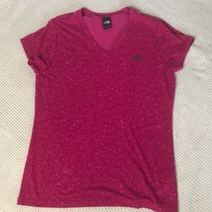 The North Face fuschia tee shirt size medium